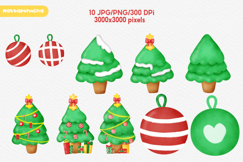 watercolor-christmas-tree-clipart