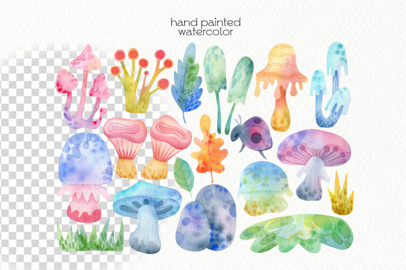 watercolor-mushrooms-clipart-png-files