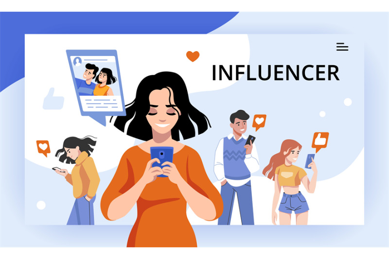 influencer-digital-marketing-campaign-social-post-and-network-conten