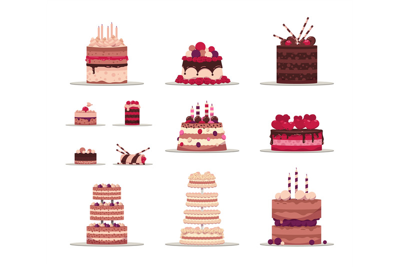 cartoon-cake-chocolate-and-fruit-delicious-dessert-wedding-pastry-an