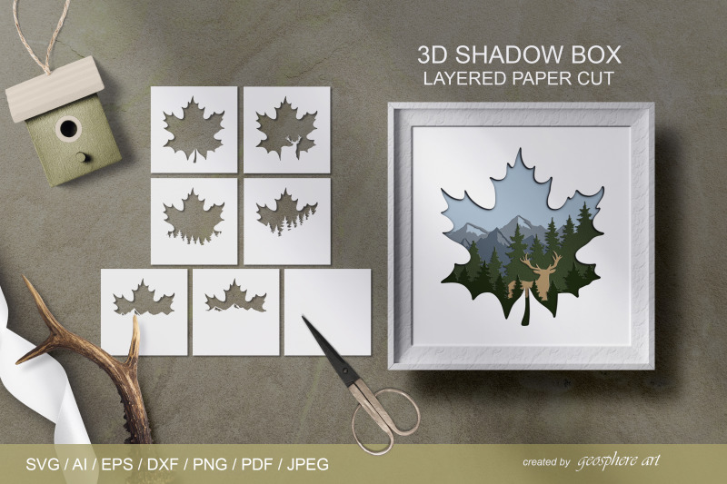 3d-maple-leaf-paper-cut-shadow-box-layered-papercut-svg