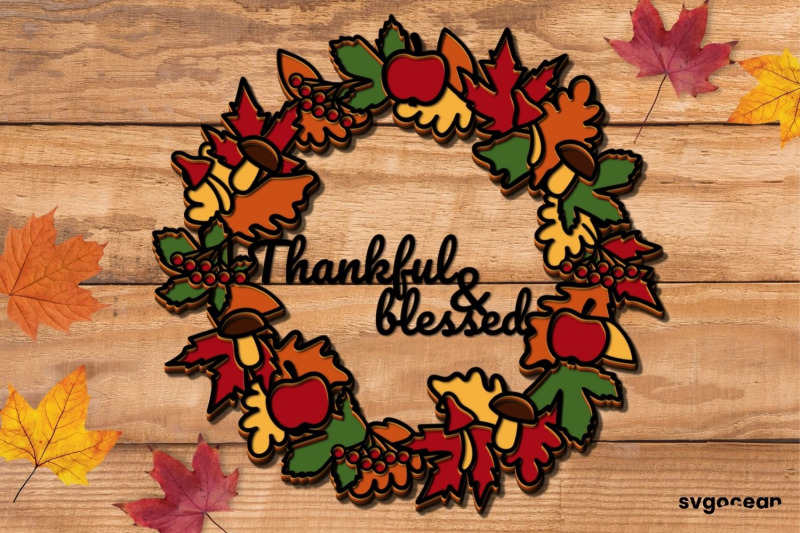 3d-thankful-blessed-wreath-svg