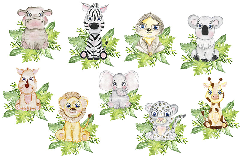 safari-animals-png-jungle-baby-animals-clipart-baby