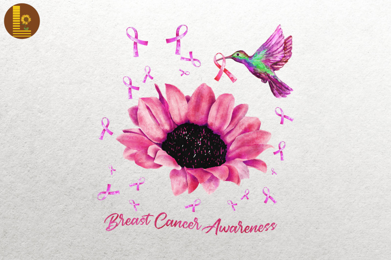 breast-cancer-sunflower-hummingbird