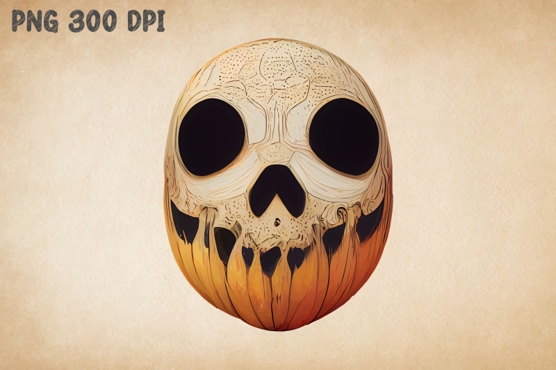 ghost-skull-pumpkin