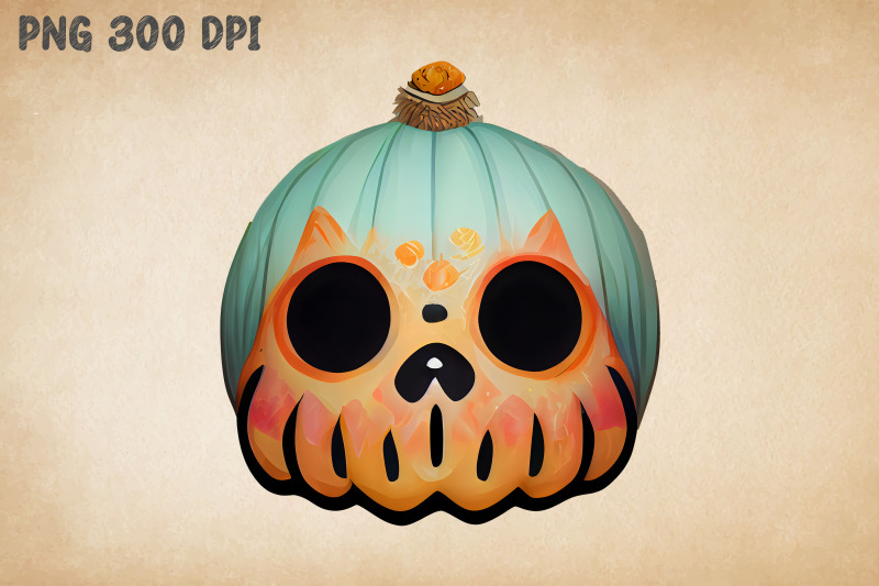 cute-kawaii-skull-pumpkin-3