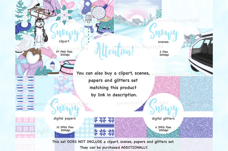 snowy-girls-clipart