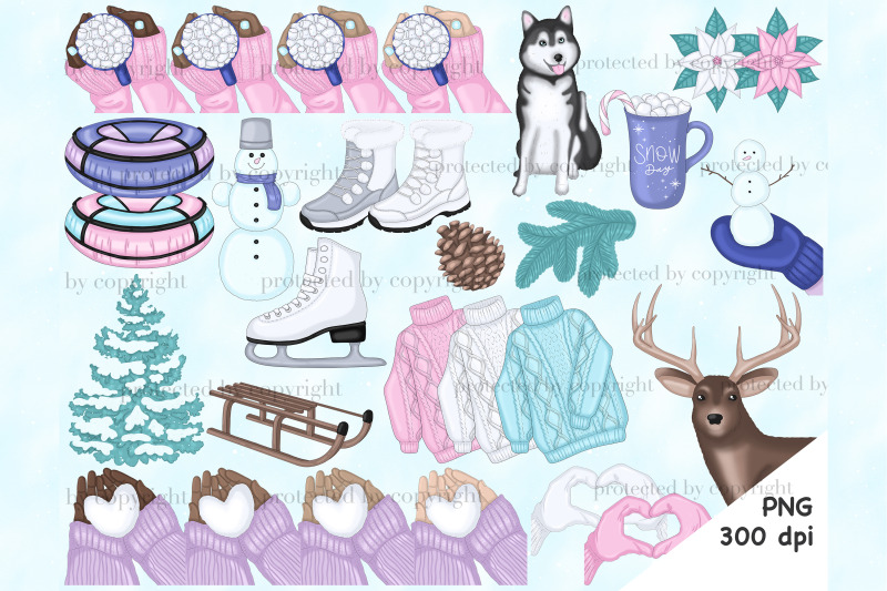 snowy-clipart