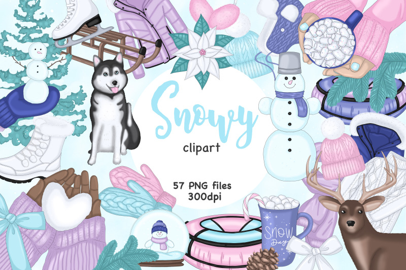 snowy-clipart