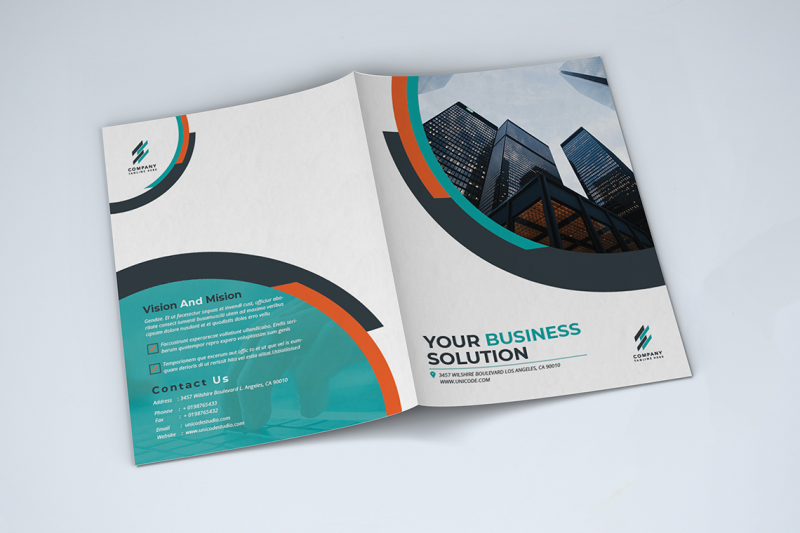 bifold-business-brochure-template