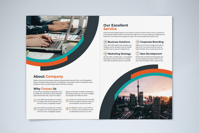 bifold-business-brochure-template