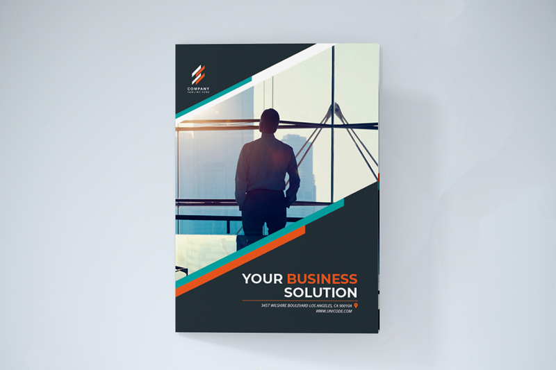 bifold-business-brochure-template