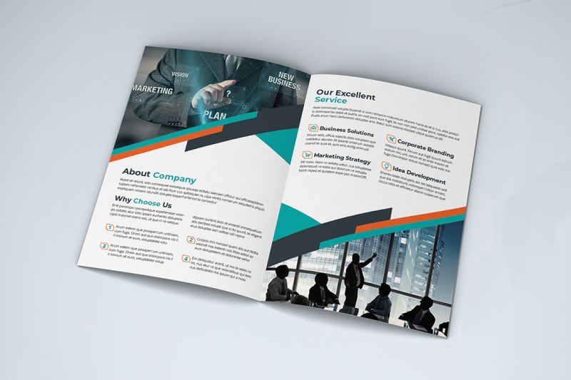 bifold-business-brochure-template