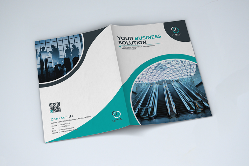 bifold-business-brochure-template