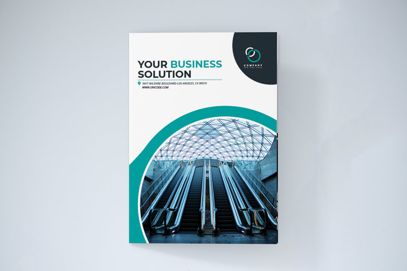 bifold-business-brochure-template