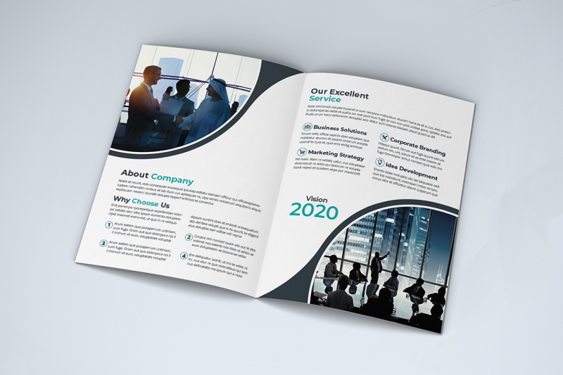 bifold-business-brochure-template