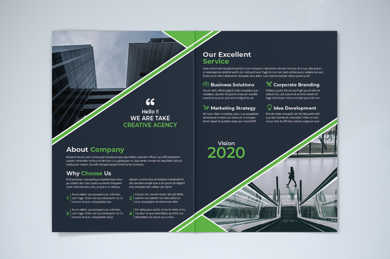 bifold-business-brochure-template