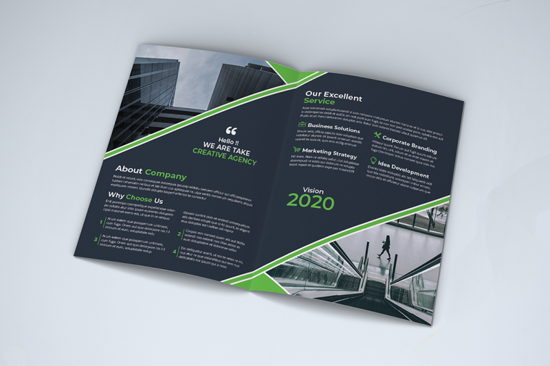 bifold-business-brochure-template