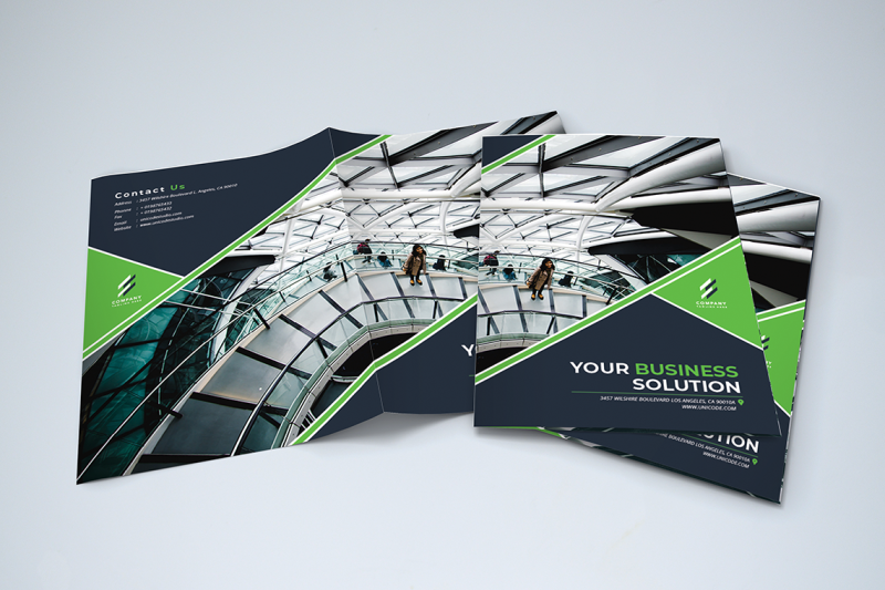 bifold-business-brochure-template