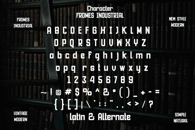 fromes-industrial-font