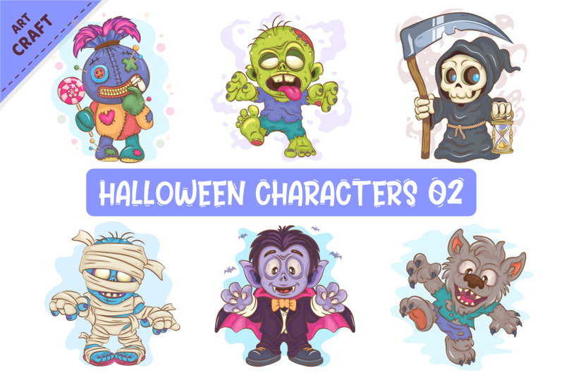 bundle-of-halloween-characters-02-clipart