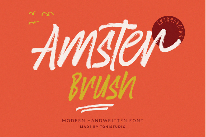 amster-brush-font