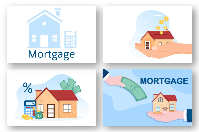 12-mortgage-flat-illustration