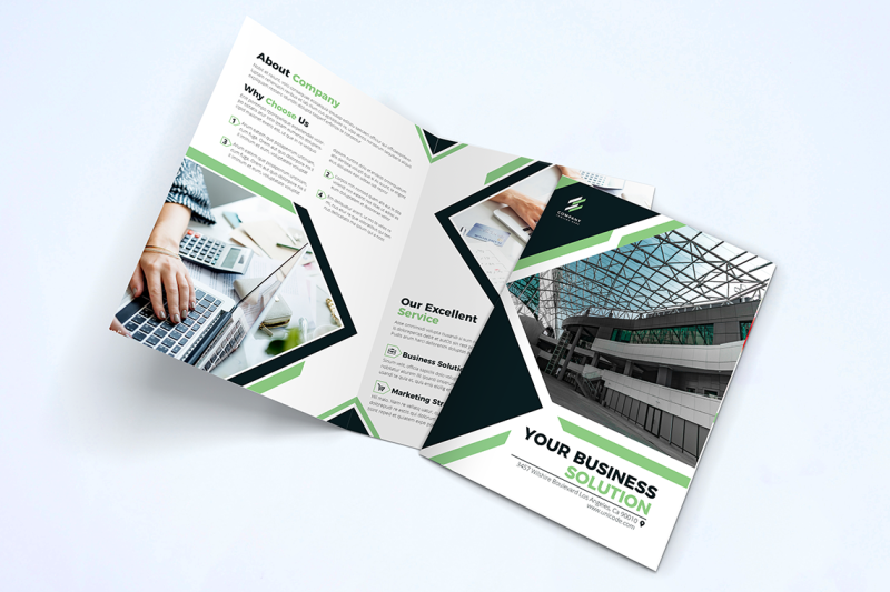 bifold-business-brochure-template