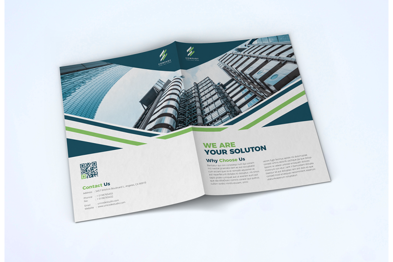 bifold-business-brochure-template