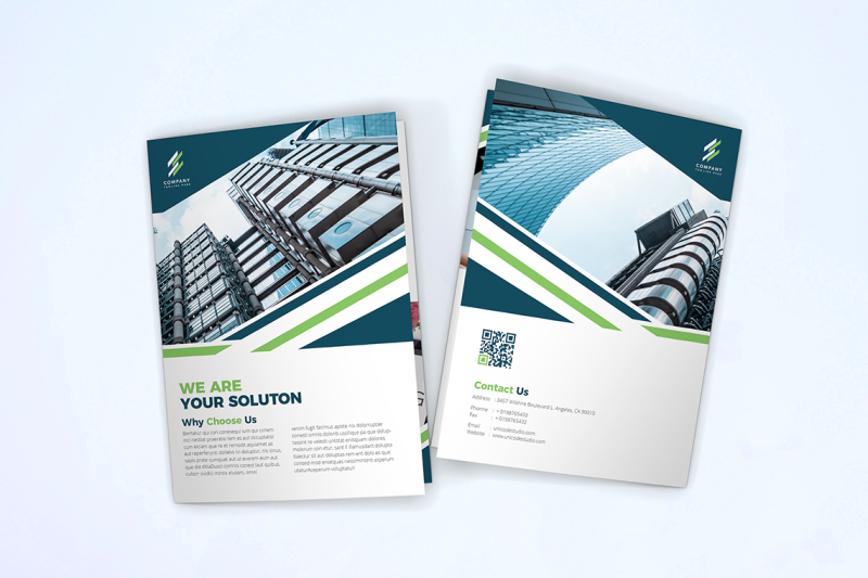 bifold-business-brochure-template