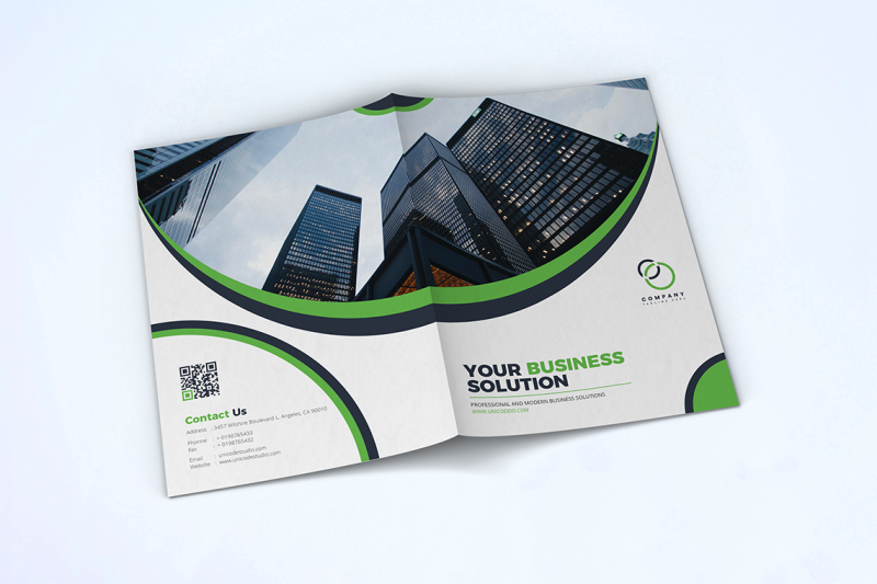 bifold-business-brochure-template