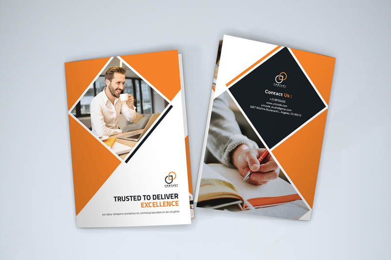 bifold-business-brochure-template