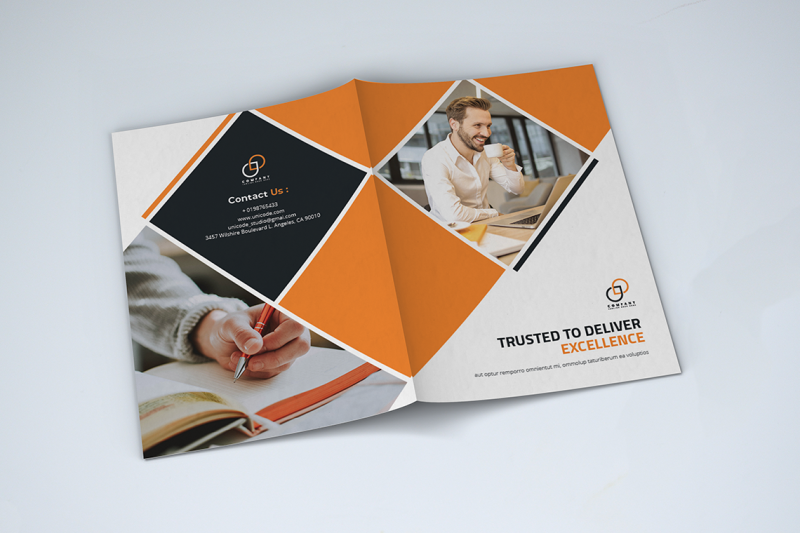 bifold-business-brochure-template