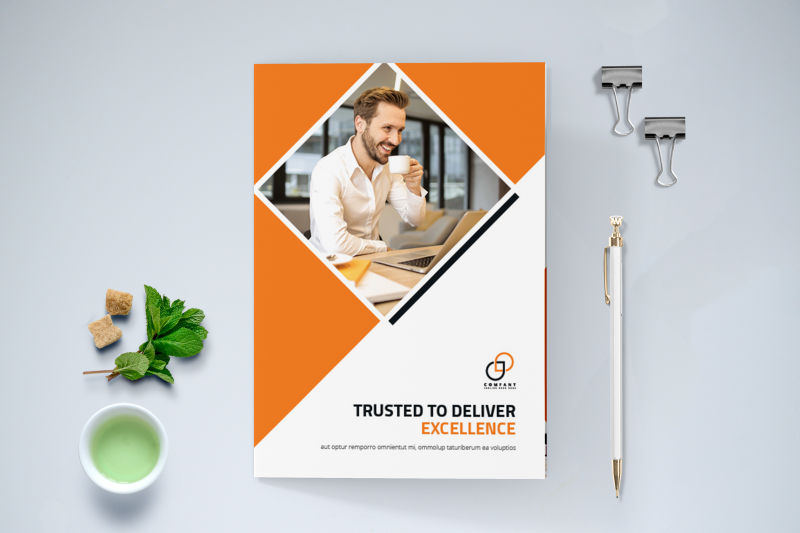 bifold-business-brochure-template