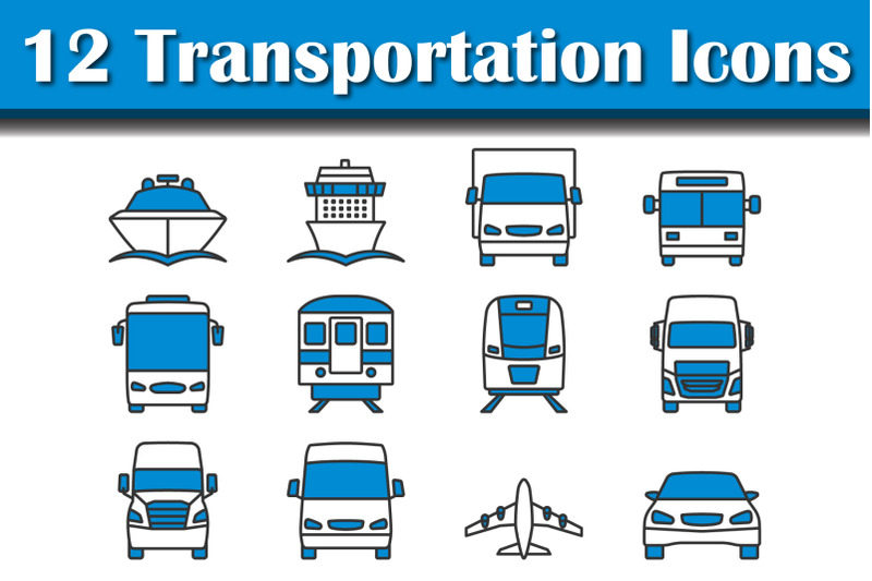 transportation-icon-set