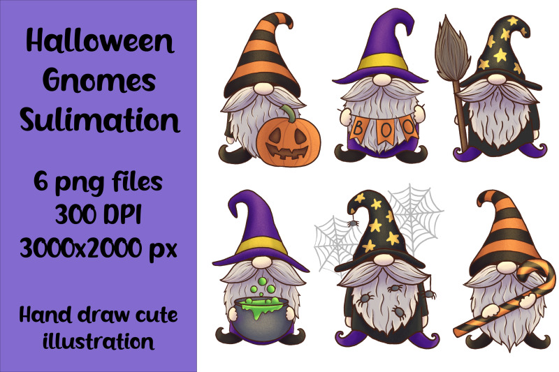 halloween-gnomes-sublimation-bundle-png-spooky-scary-clipart