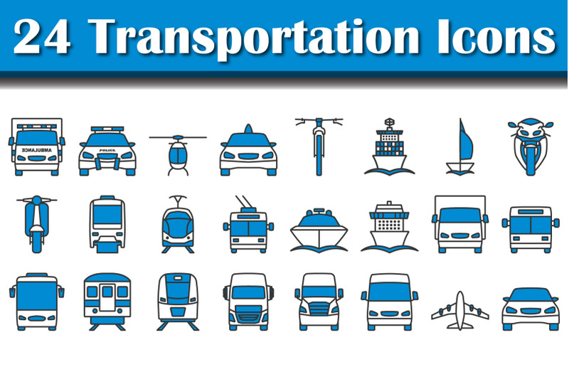 transportation-icon-set