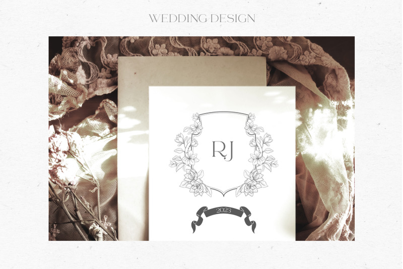 floral-crests-for-wedding-amp-monogram