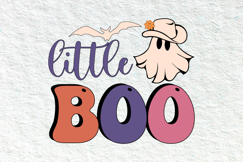 little-boo-a-cute-retro-halloween-svg