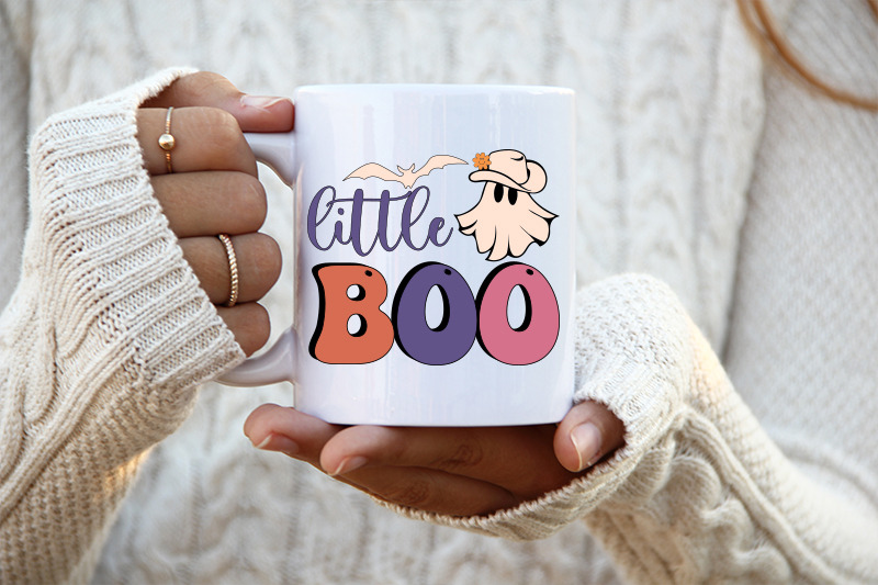 little-boo-a-cute-retro-halloween-svg