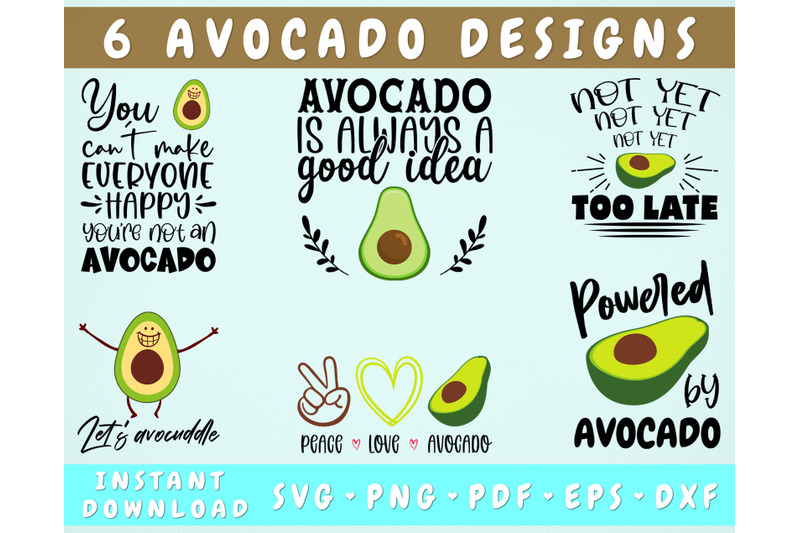 avocado-quotes-svg-bundle-6-designs-avocado-shirt-svg-avocado-sayin