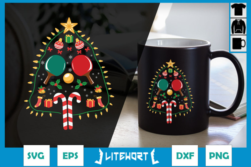 christmas-tree-ping-pong-ornament