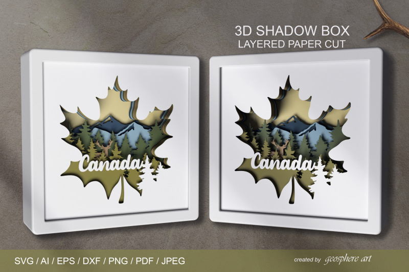canada-svg-3d-maple-leaf-layered-papercut-shadow-box