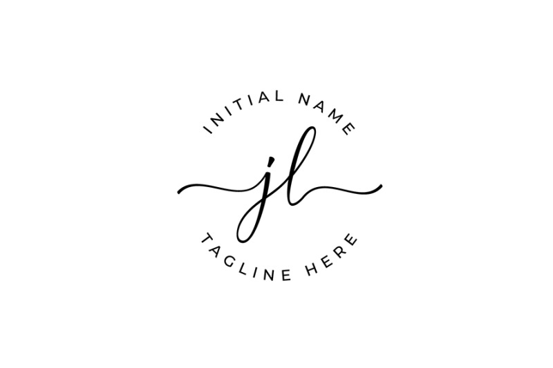 handwritten-logo-premade-logo-il-initial-letters-monogram