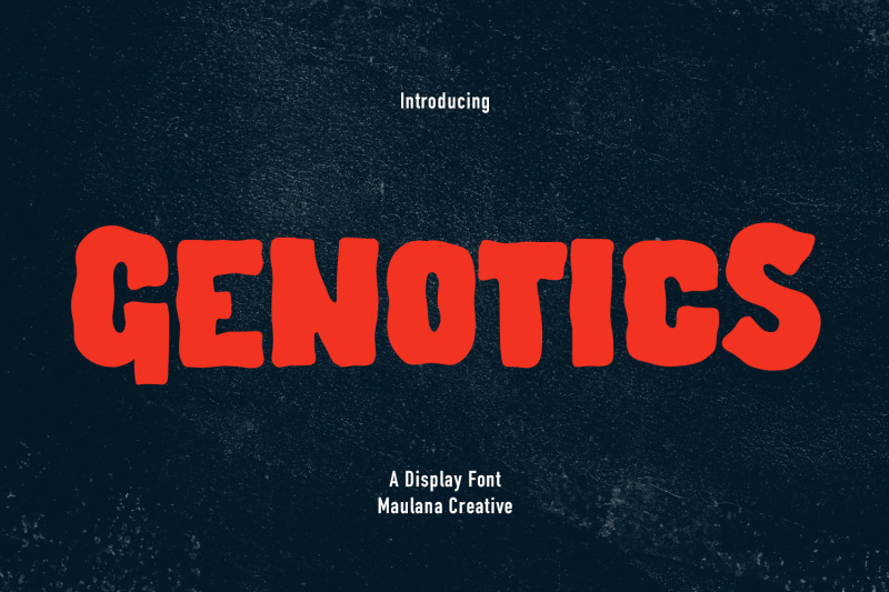 genotics-handwritten-display-font