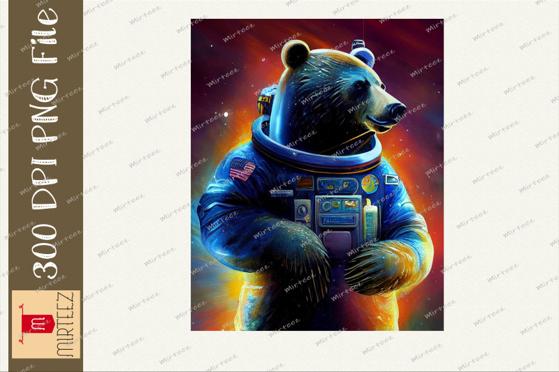 astronaut-bear-spaceman-galaxy