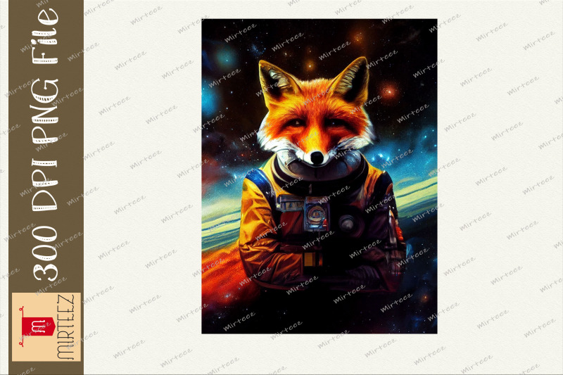 astronaut-red-fox-spaceman-galaxy