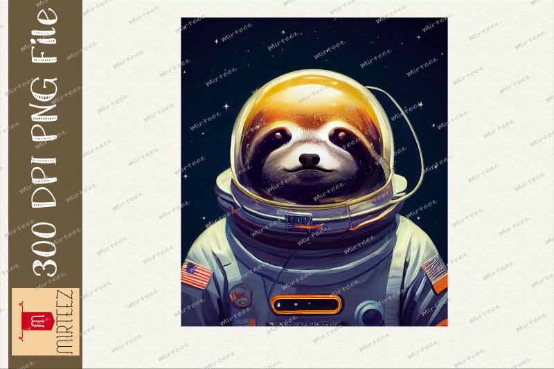 astronaut-sloth-spaceman-galaxy