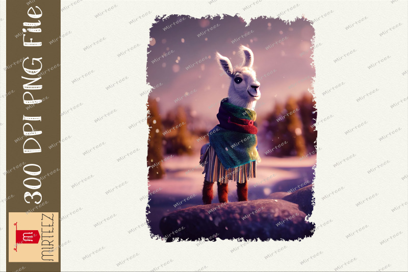 llama-with-coat-and-scarf-cozy-winter