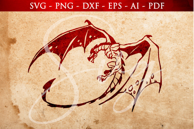 dragon-illustration-hand-draw-svg